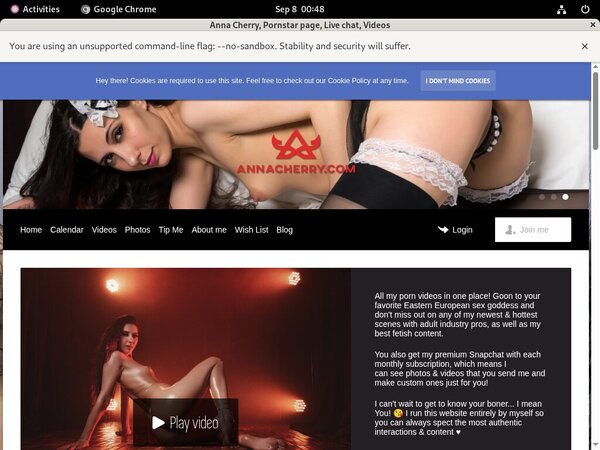 Anna Cherry Paypal Sign Up