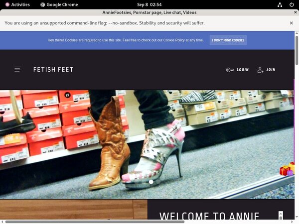 Anniefooties.modelcentro.com Premium Acc