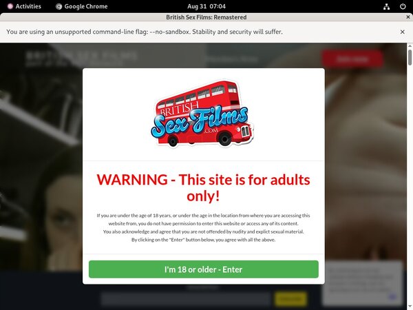 Buy British Sex Films Account