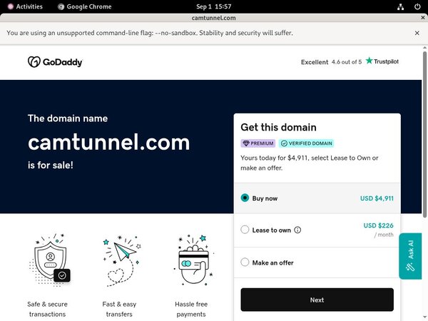 Cam Tunnel Free Trial Login