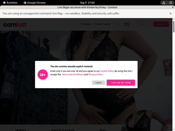 Camlust.com Trial Option