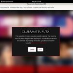 Club Amateur USA Membership Account