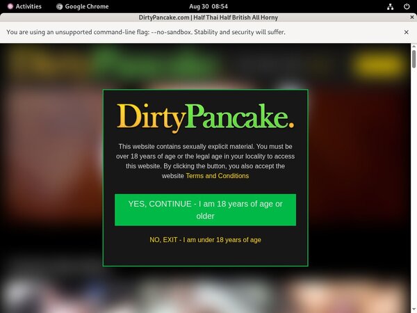 Dirty Pancake Epoch Page