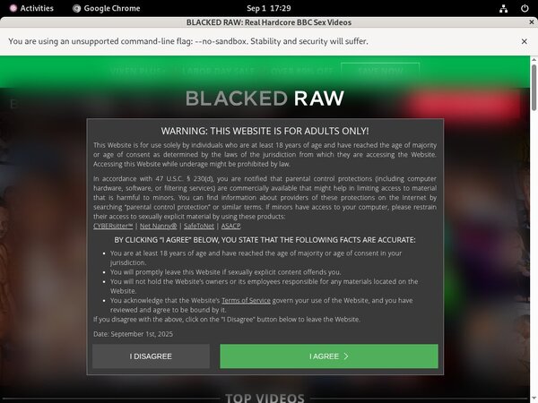 Free Account Blacked Raw Offer