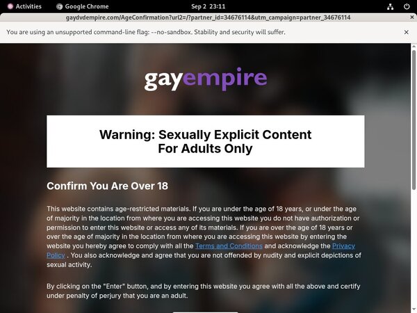 Gaydvdempire Website