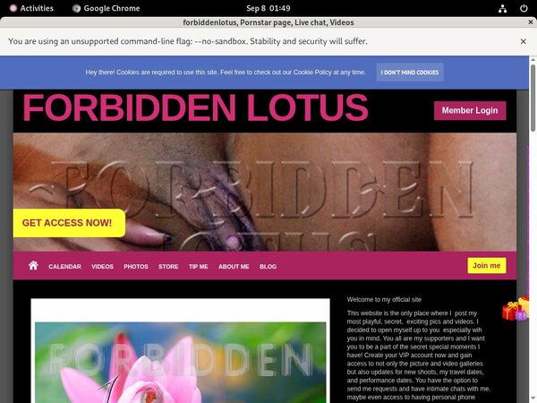 Get A Free Forbiddenlotus.com Account