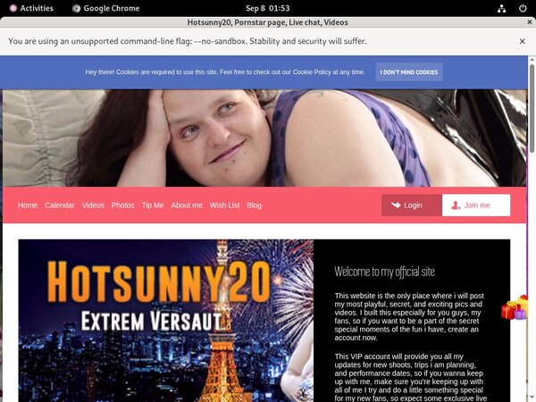 Hotsunny20 $1 Porn Trial