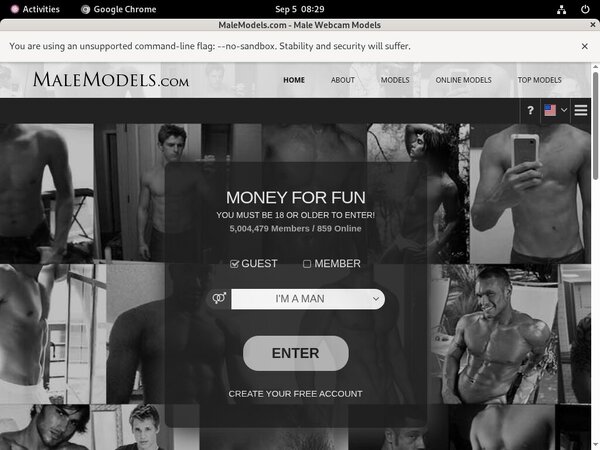 Joining Male Models