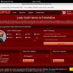LadyGoldFetishdiva Bankeinzug