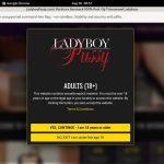 Ladyboy Pussy Sex Tape
