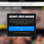 Ladyboys Fucked Bareback ???