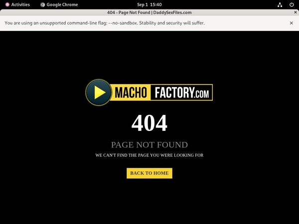 Macho Factory Network Password