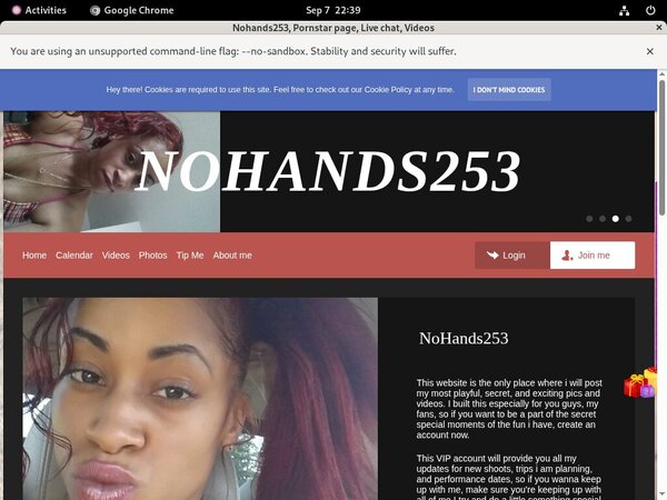 Nohands253 Foot Fetish
