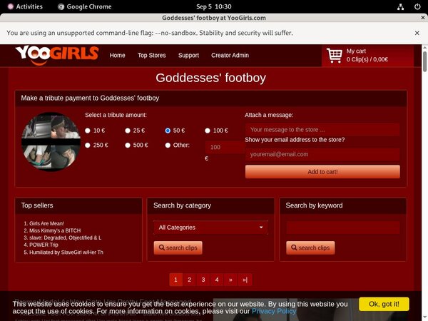 Pass For Yoogirls.com