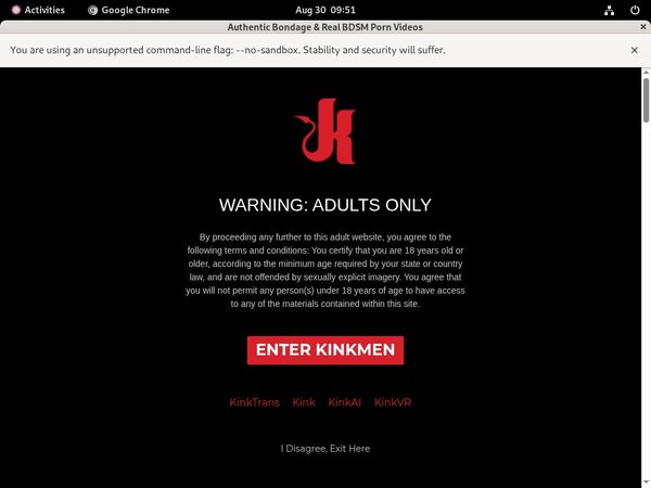 Premium Accounts Free Kink Men