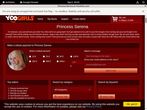 PrincessSerena Tubes