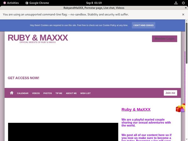 Rubyandmaxxx.modelcentro.com Limited Deal