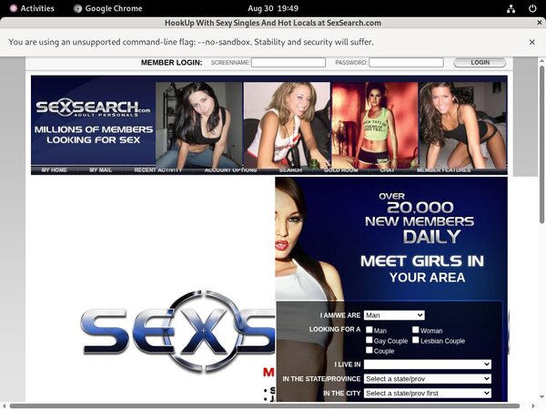Sex Search With Bank Account