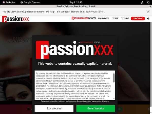 Sign Up For Passionxxx