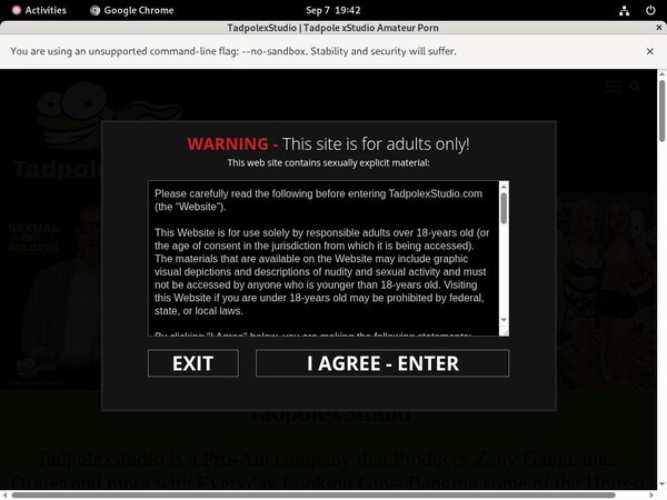 Tadpole X Studio Gay