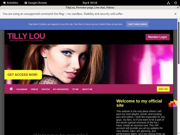 Tillyxxxlou.modelcentro.com Sconto