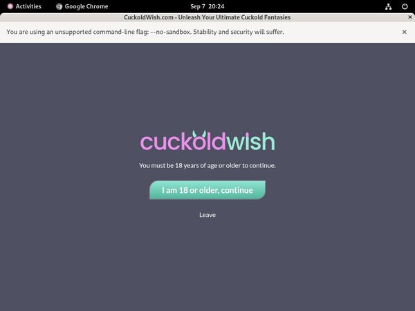 Cuckold Wish Buy Credit