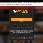 African Lesbians Account Trial